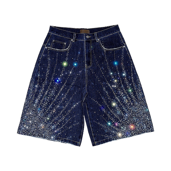 BIRTH OF ROYAL CHILD - Bermuda 20K Diamond Starling Denim "Washed Blue" -NOVO-