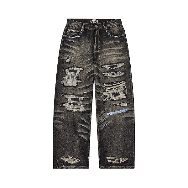 VALE LIVES FOREVER - Calça Jeans Blue Yarn "Preto" -NOVO-