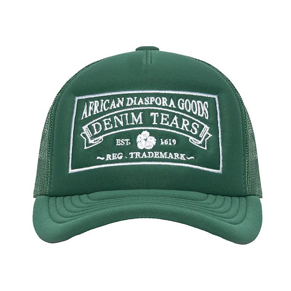 DENIM TEARS - Boné Trucker ADG "Verde" -NOVO-