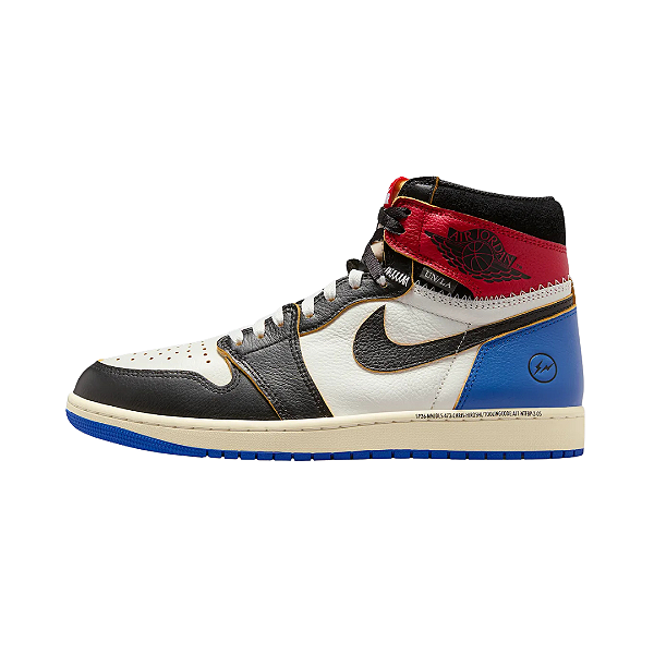NIKE x UNION LA x FRAGMENT - Air Jordan 1 Retro High OG SP "Varsity Red Sport Royal" -NOVO-