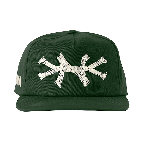 OMA DESIGN STUDIOS - Boné Chain Stitch "Verde Escuro" -NOVO-