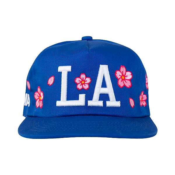 OMA DESIGN STUDIOS - Boné LA Cherry Blossom "Azul" -NOVO-