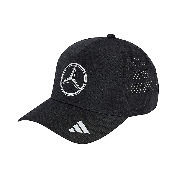 ADIDAS x MERCEDES - Boné AMG Petronas Formula 1 Trucker Mechanic Climacool "Preto" -NOVO-