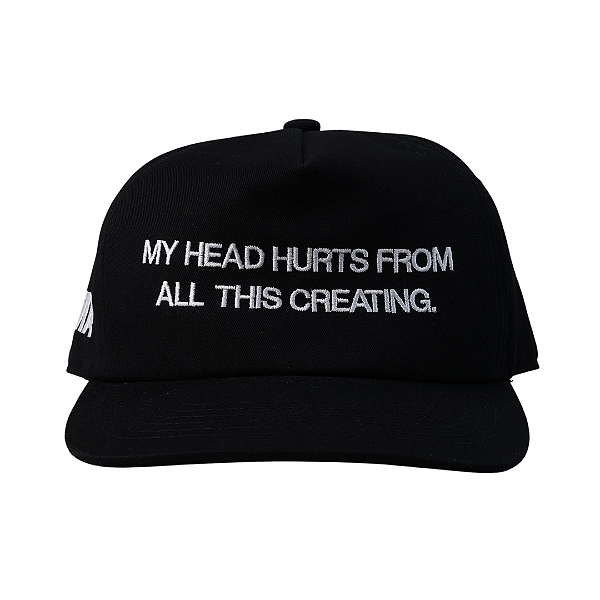 OMA DESIGN STUDIOS - Boné 'My Head Hurts' "Preto" -NOVO-