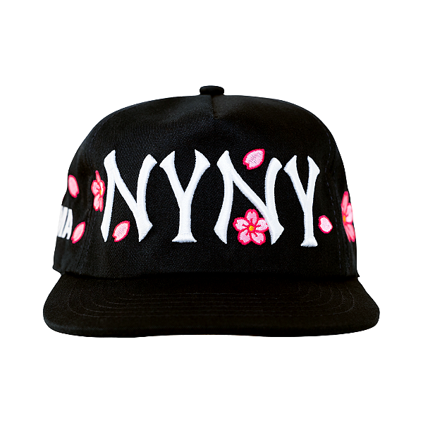 OMA DESIGN STUDIOS - Boné NY NY Cherry Blossom "Preto" -NOVO-