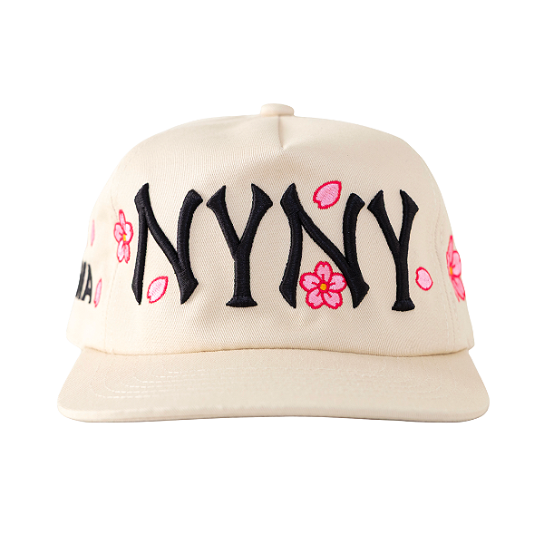 OMA DESING STUDIOS - Boné NY NY Cherry Blossom "Creme" -NOVO-