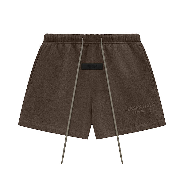 FEAR OF GOD - Bermuda de Moletom Essentials "Heather Wood" -NOVO-