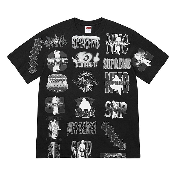 SUPREME - Camiseta Flash "Preto" -NOVO-