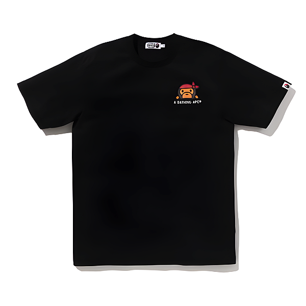 BAPE - Camiseta Pirate Milo Pocket "Preto" -NOVO-