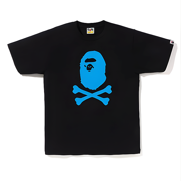 BAPE - Camiseta Neon Ape Crossbone "Preto" -NOVO-