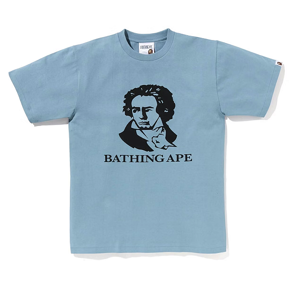 BAPE - Camiseta Classic Collection Beethoven SS23 "Azul" -NOVO-