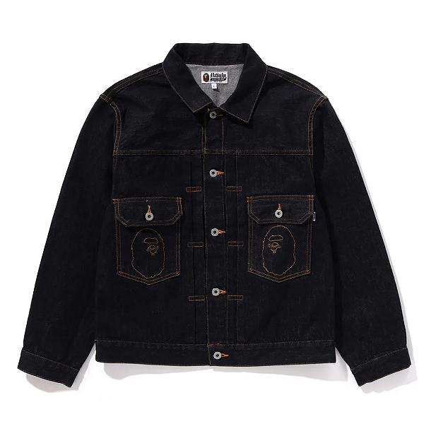 BAPE - Jaqueta Ape Head Denim "Indigo" -NOVO-
