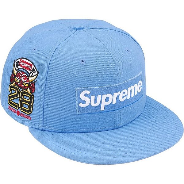 SUPREME x NEW ERA - Boné Shop Box Logo (Tokyo) "Azul Claro" -NOVO-