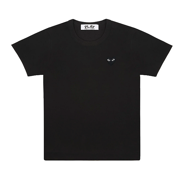 COMME DES GARÇONS - Camiseta Play Black Emblem "Preto" -NOVO-