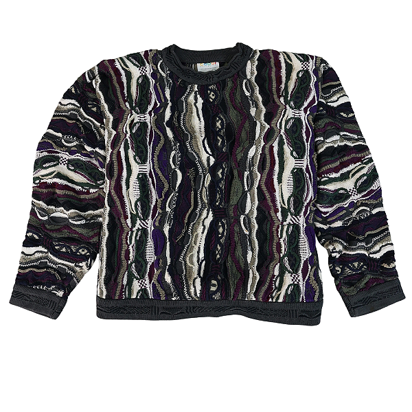 COOGI - Sweater "Cinza/Roxo" -VINTAGE-