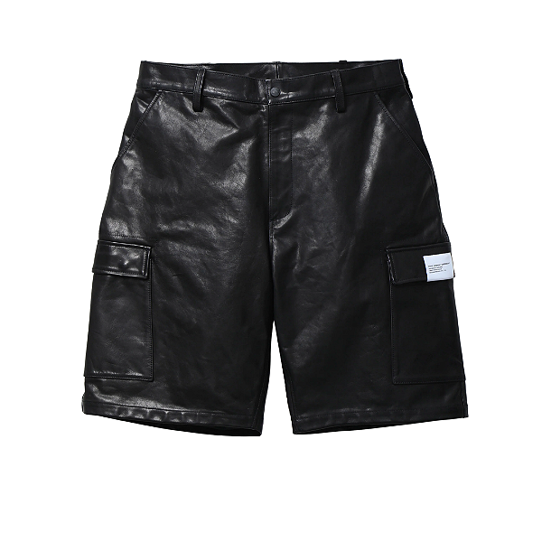 NEIGHBORHOOD - Bermuda Leather Cargo "Preto" -NOVO-