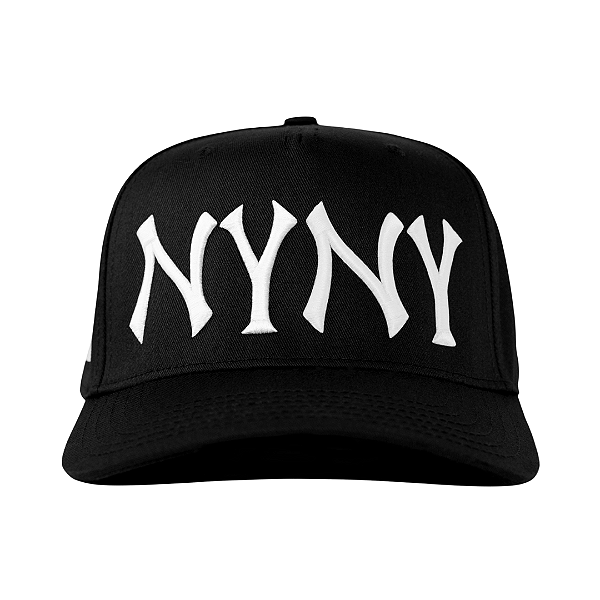 OMA DESIGN STUDIOS - Boné NY NY Curved Brim "Preto" -NOVO-