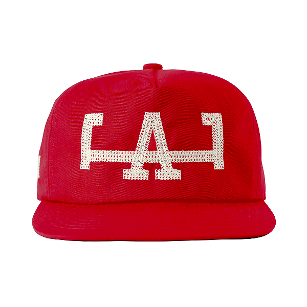 OMA DESIGN STUDIOS - Boné LA Chain Stitch "Vermelho" -NOVO-