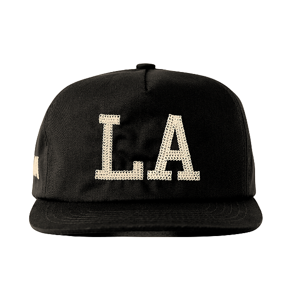 OMA DESIGN STUDIOS - Boné LA Chain Stitch "Preto" -NOVO-