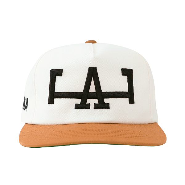 OMA DESIGN STUDIOS - Boné 5-Panel LA Premium "Creme/Amarelo" -NOVO-