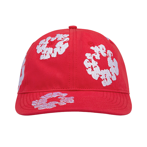 DENIM TEARS - Boné The Cotton Wreath "Vermelho" -NOVO-