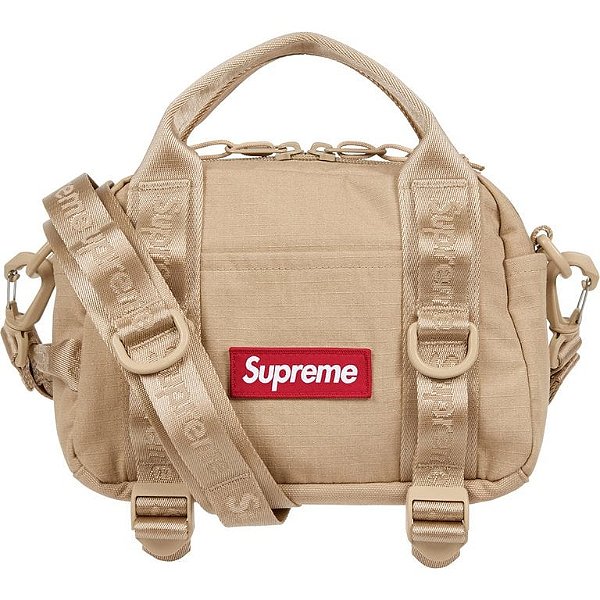 SUPREME - Bolsa Mini Duffle SS26 "Tan" -NOVO-