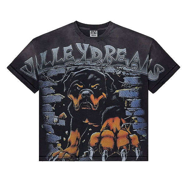 VALE LIVES FOREVER - Camiseta Rottweiler "Cinza" -NOVO-