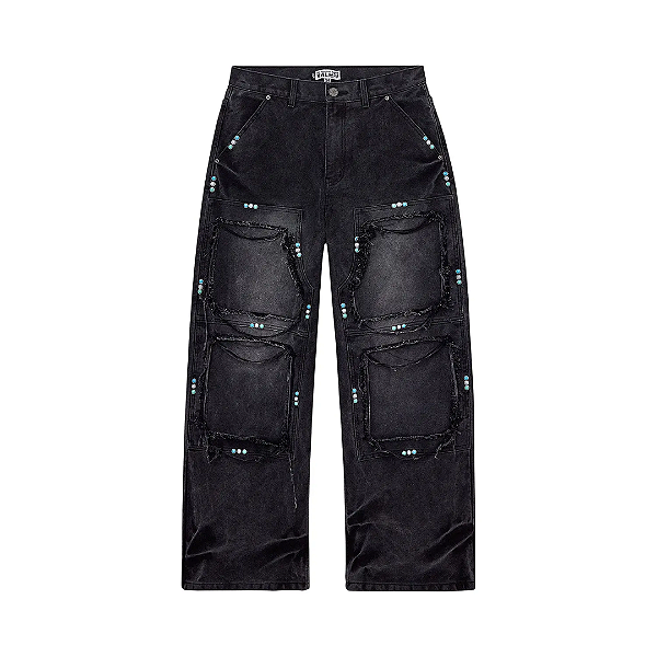 VALE LIVES FOREVER - Calça Gem Painters "Preto" -NOVO-