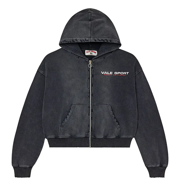 VALE LIVES FOREVER - Moletom Staple Zip Up "Preto" -NOVO-