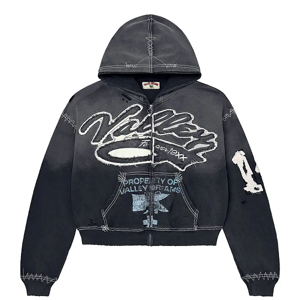 VALE LIVES FOREVER - Moletom Religion Zip Up "Preto" -NOVO-