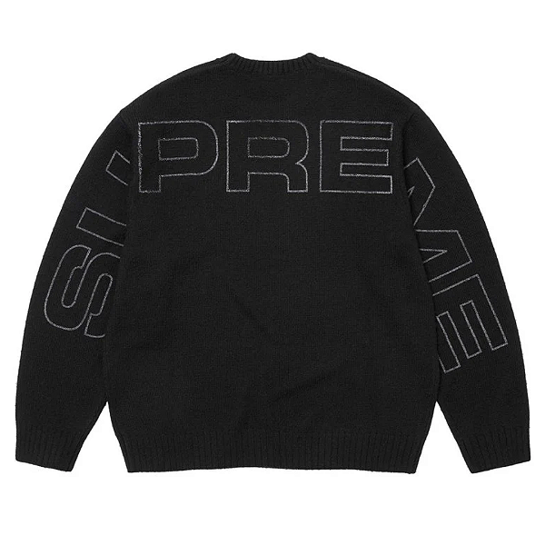 SUPREME - Sweater Pilled "Preto" -NOVO-