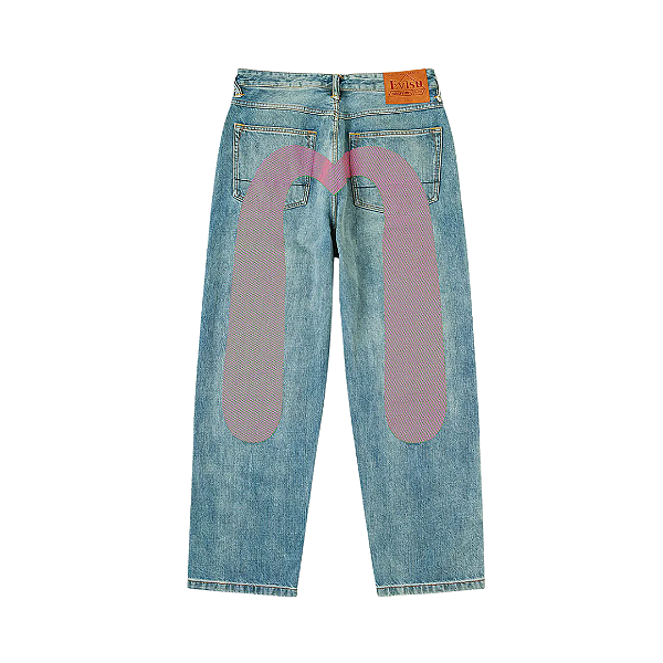 EVISU x ICE CREAM - Calça Daicock "Jeans" -NOVO-