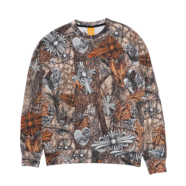 CHROME HEARTS x NIKE x NOCTA - Moletom Crewneck "Multicolor" -NOVO-