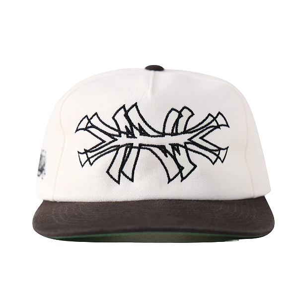 OMA DESIGN STUDIOS - Boné NY 2D "Cream/Vintage Black" -NOVO-