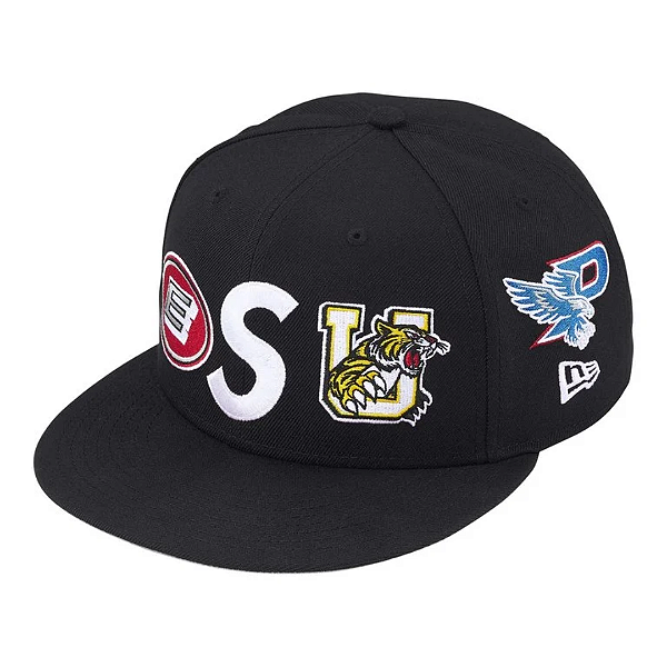 SUPREME x NEW ERA - Boné Mascot S Logo "Preto" -NOVO-