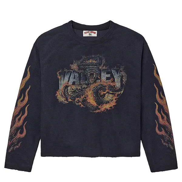 VALE LIVES FOREVER - Camisa Manga Longa Thermal Serpant "Preto" -NOVO-