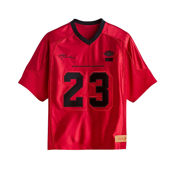LEVI'S x JORDAN - Camiseta Football "Vermelho" -NOVO-
