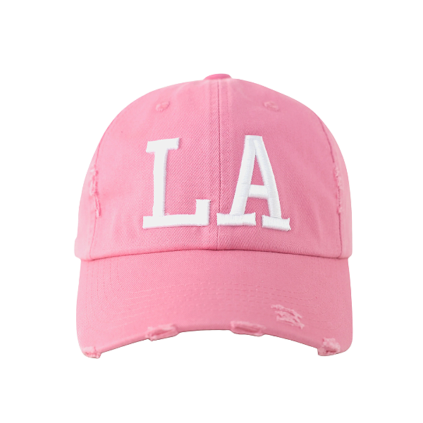 OMA DESIGN STUDIOS - Boné LA Distressed Valentines Day "Rosa" -NOVO-