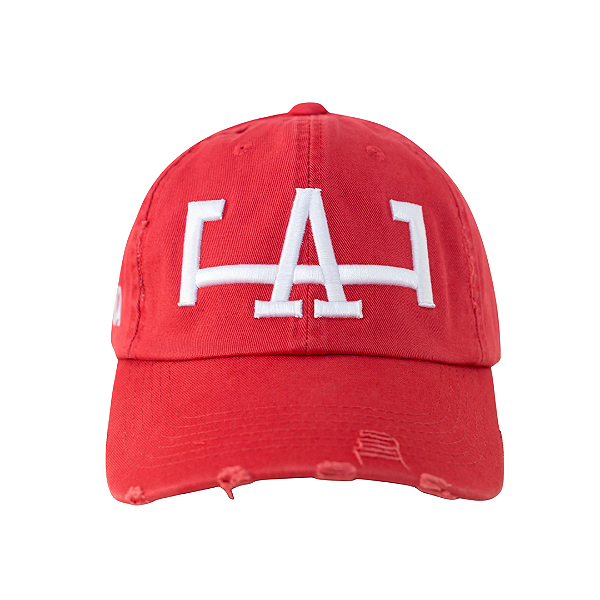 OMA DESIGN STUDIOS - Boné LA Side Distressed Valentines Day "Magenta" -NOVO-