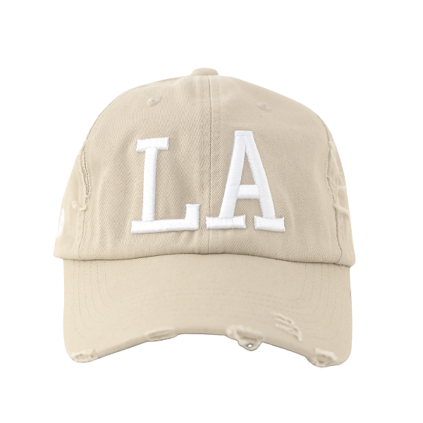 OMA DESIGN STUDIOS - Boné LA Distressed Valentines Day "Bege" -NOVO-