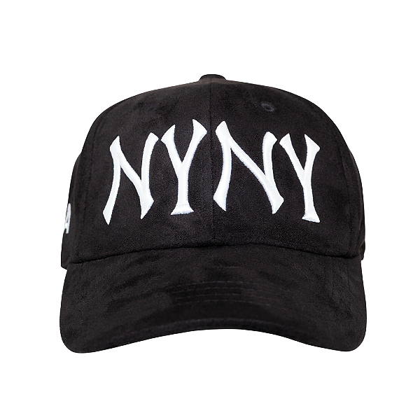 OMA DESIGN STUDIOS - Boné NY NY Suede "Preto" -NOVO-