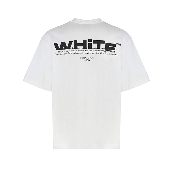 OFF-WHITE - Camiseta Off Split "Branco" -NOVO-