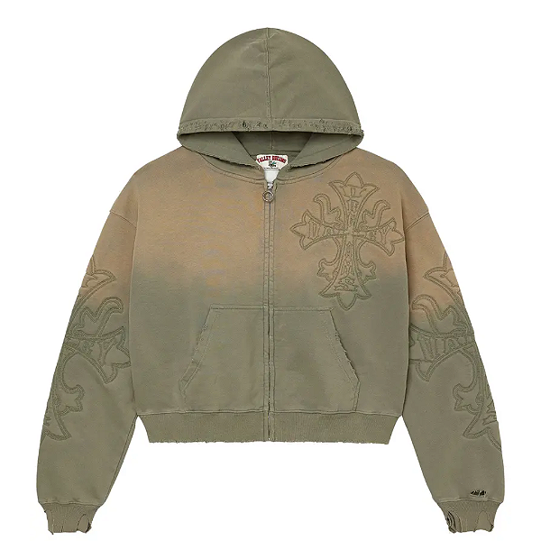 VALE LIVES FOREVER - Moletom Carver Zip Up "Verde" -NOVO-