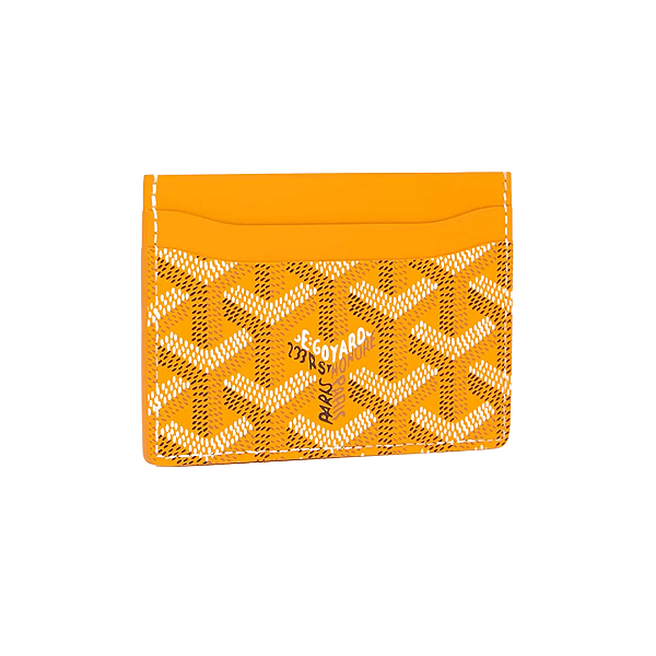 GOYARD - Porta Cartão Saint-Sulpice "Amarelo" -NOVO-