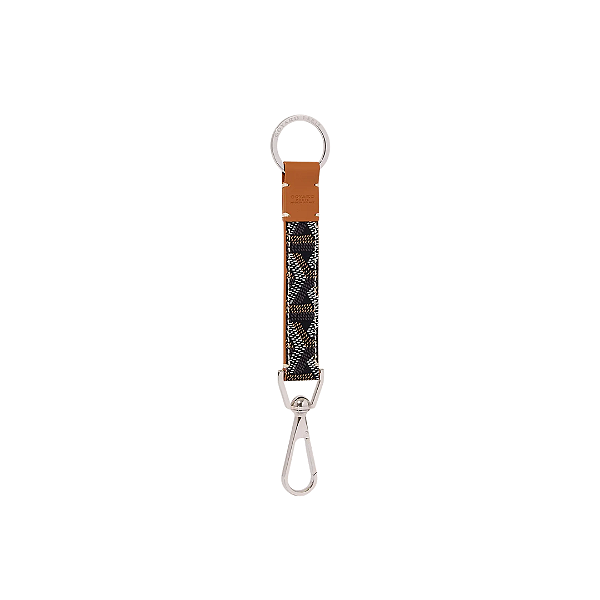 GOYARD - Porta Chaves Mousqueton "Preto/Marrom" -NOVO-