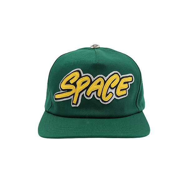 CHROME HEARTS - Boné Space Patch 5-Panel "Verde/Amarelo" -NOVO-