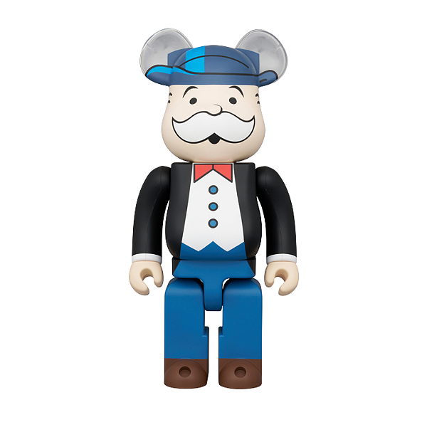 MEDICOM TOY - Boneco Bearbrick 400% "Mr. Monopoly" -NOVO-