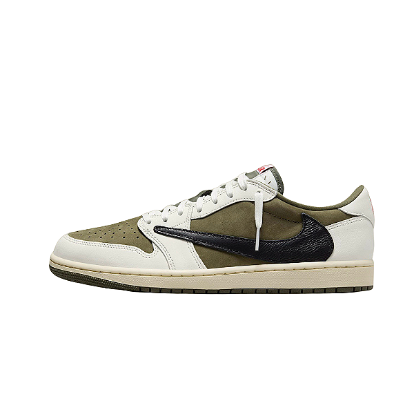 NIKE x TRAVIS SCOTT - Air Jordan 1 Low OG SP "Medium Olive" (40,5 BR/9 US) -NOVO-
