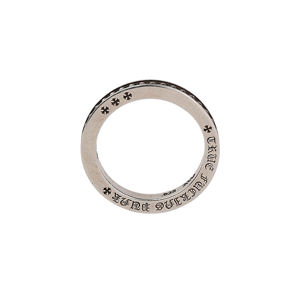 CHROME HEARTS - Anel Big True Fucking Punk 2009 "Prata 925" -NOVO-