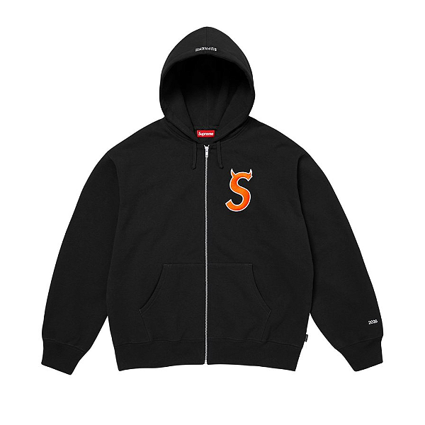 SUPREME - Moletom Devil S Logo Zip Up "Preto" -NOVO-